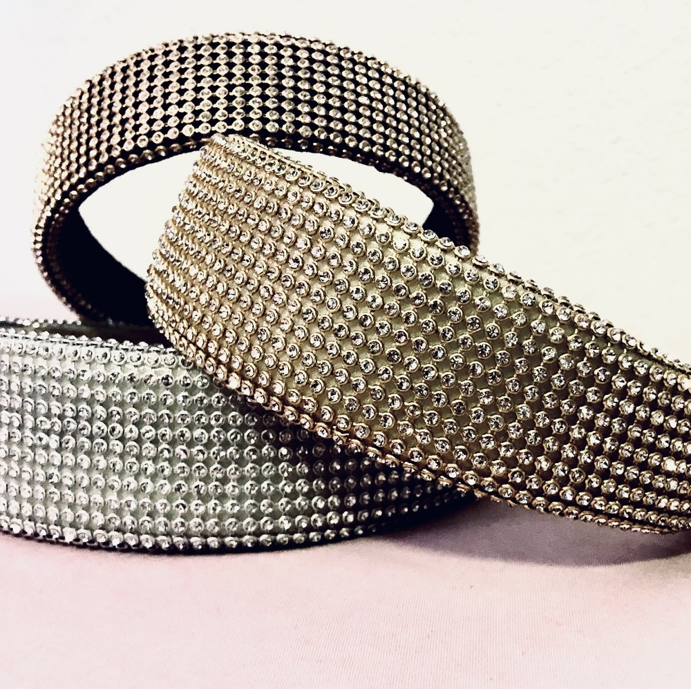 2 Rhinestone  Headbands